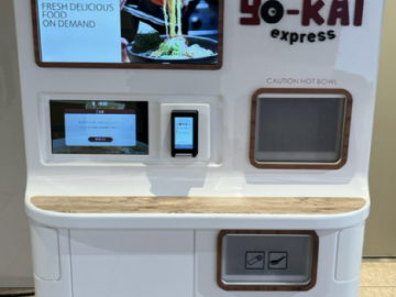 요카이 익스프레스, 일본 공공시설에 자동조리 자판기 설치